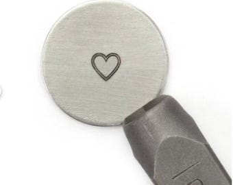 Design Stamp -Heart Design Stamp 6mm -Low Shipping!