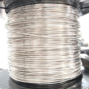 14 Gauge Sterling Silver Dead Soft ROUND Wire - starting 1 foot - Great for Ring Making