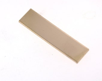 20 Gauge 14K Gold Filled Rectangle Bar / Pendant Tags 1/4 inch x 1.25 inch