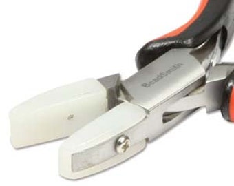 Super Fine Ergo Nylon Jaw Flat Nose Plier - Double Nylon Jaw Plier for Straightening or Holding Wire