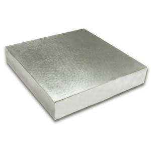 4x4x1/2 inch Steel Bench Block - Solid Steel