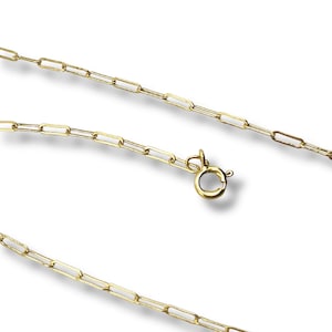 Popular! Paper Clip 14K Gold Filled Chain 18 Inches - 6mm x 3mm