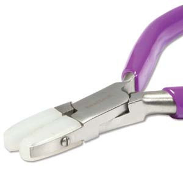 Mini Nylon FLATNOSE W/ SPRING - Double Nylon Jaw Plier pour le câblage ou la tenue