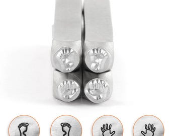 Hands and Feet / Foot Outline Set Stamp 6MM