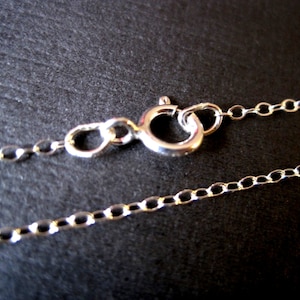 Quantity 10 - 16 Inch Sterling Silver 1.2mm Cable Chain-READY TO WEAR with Spring Clasp Finished Sterling Silver necklace -Wholesale Price