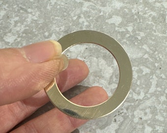 NEW Large 1.25 inch 22 Gauge Round Circle Blank Washer -Quality Gold Filled- for Hand Stamping Jewelry as low as 14.45 each!