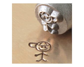 Son/Boy Stick Figure Design Stamp - 6 mm - Low Shipping!