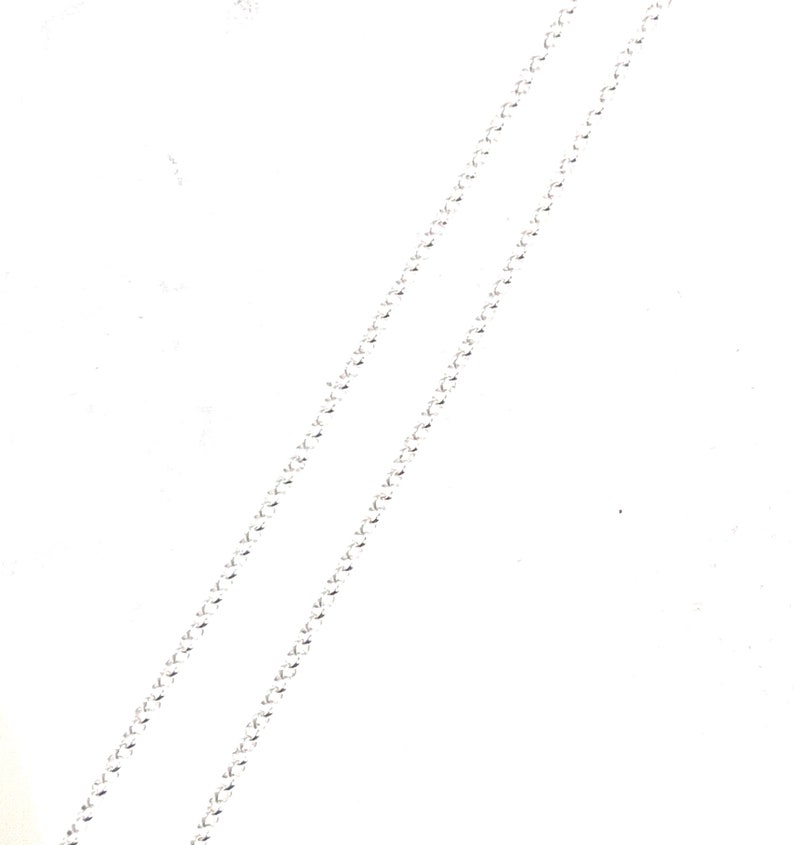 NEW 1.3 mm Rolo Chain Sterling Silver Per foot select 5ft or more for low price image 2