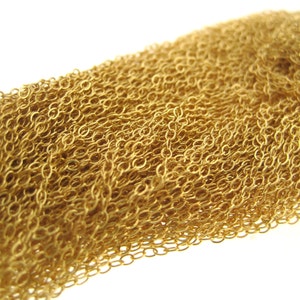 16 Inch 14K Gold-filled 1.2mm Cable Chain Finished Gold-filled Cable ...