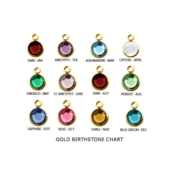 You Pick- 10 pcs of Gold Birthstone Crystal-New Low Price -Wholesale price