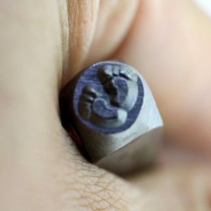 Design Stamp - Baby Feet (two feet in one stamp) see photo!