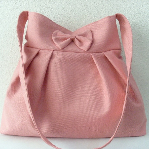 NEW - BABY PINK  Bow Handbag Schoulderbag