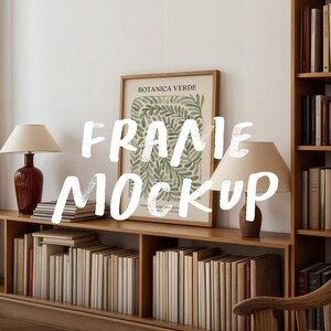 Houten lijstmodel woonkamer Photoshop DIN A