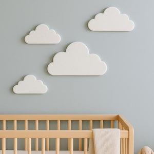 Foam Clouds - 2D White Styrofoam Shapes for Crafts, DIY, Weddings, and Decor.