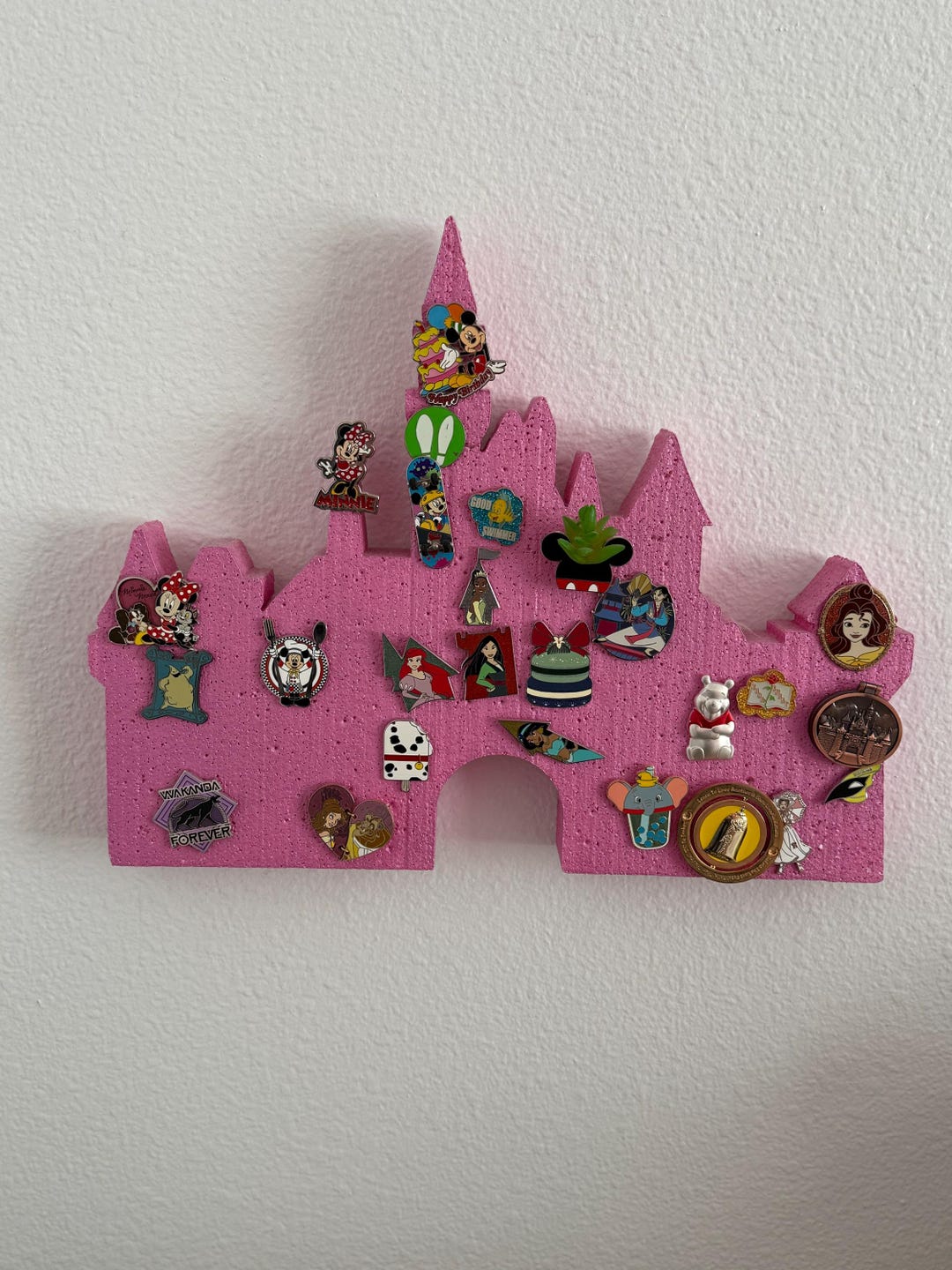 Disney Castle Inspired Pin Board | Foam Pin Display | - Etsy
