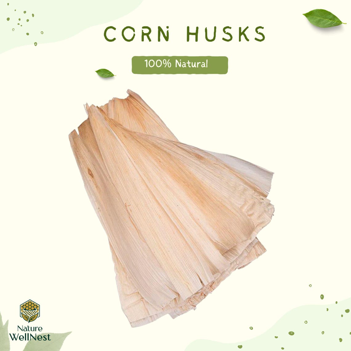 Premium Dried Corn Husks – Natural Tamale Wrappers, Crafts ...