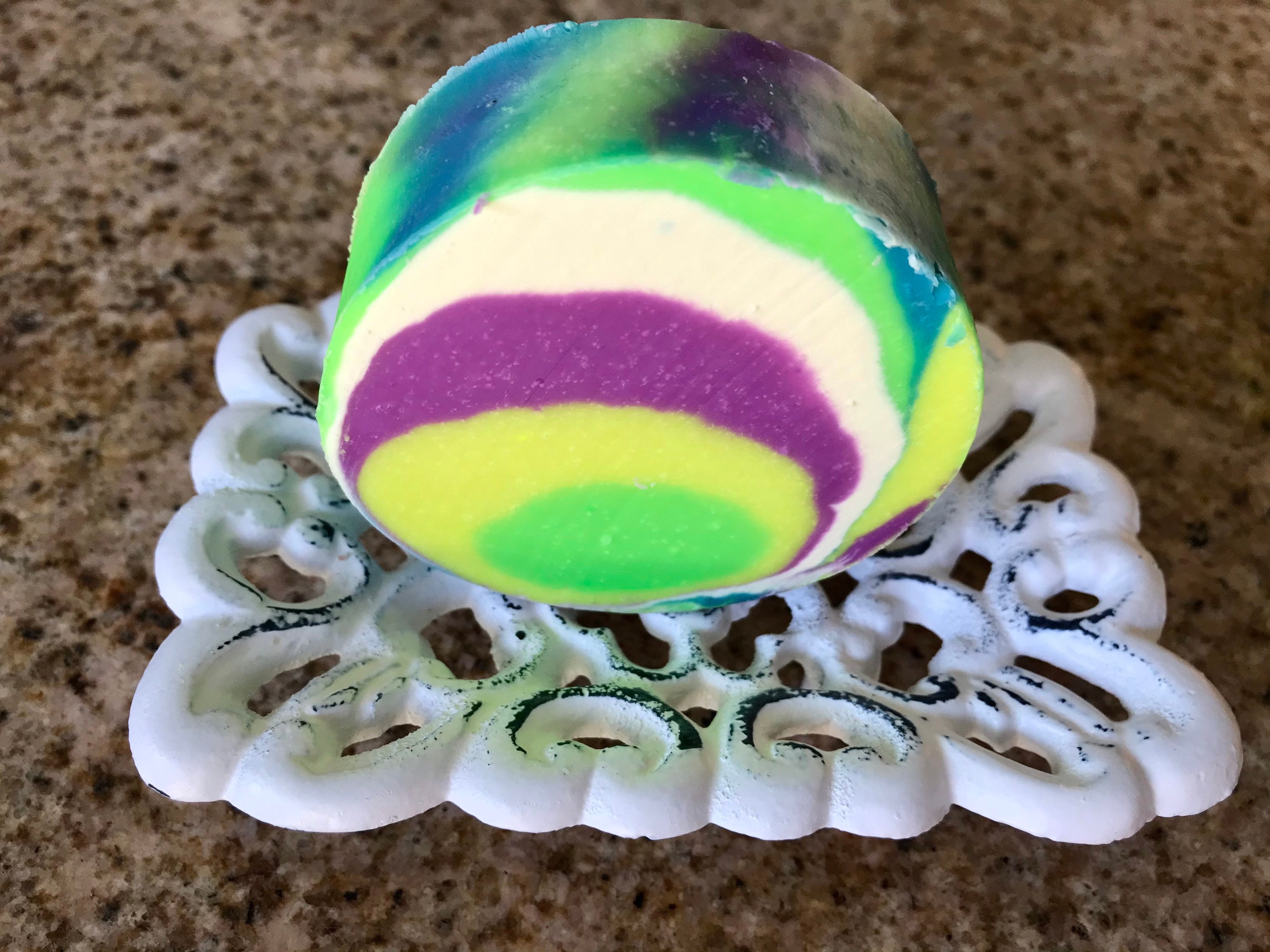 Soap Circular Soaps in Lollipop Swirl Design Etsy UK