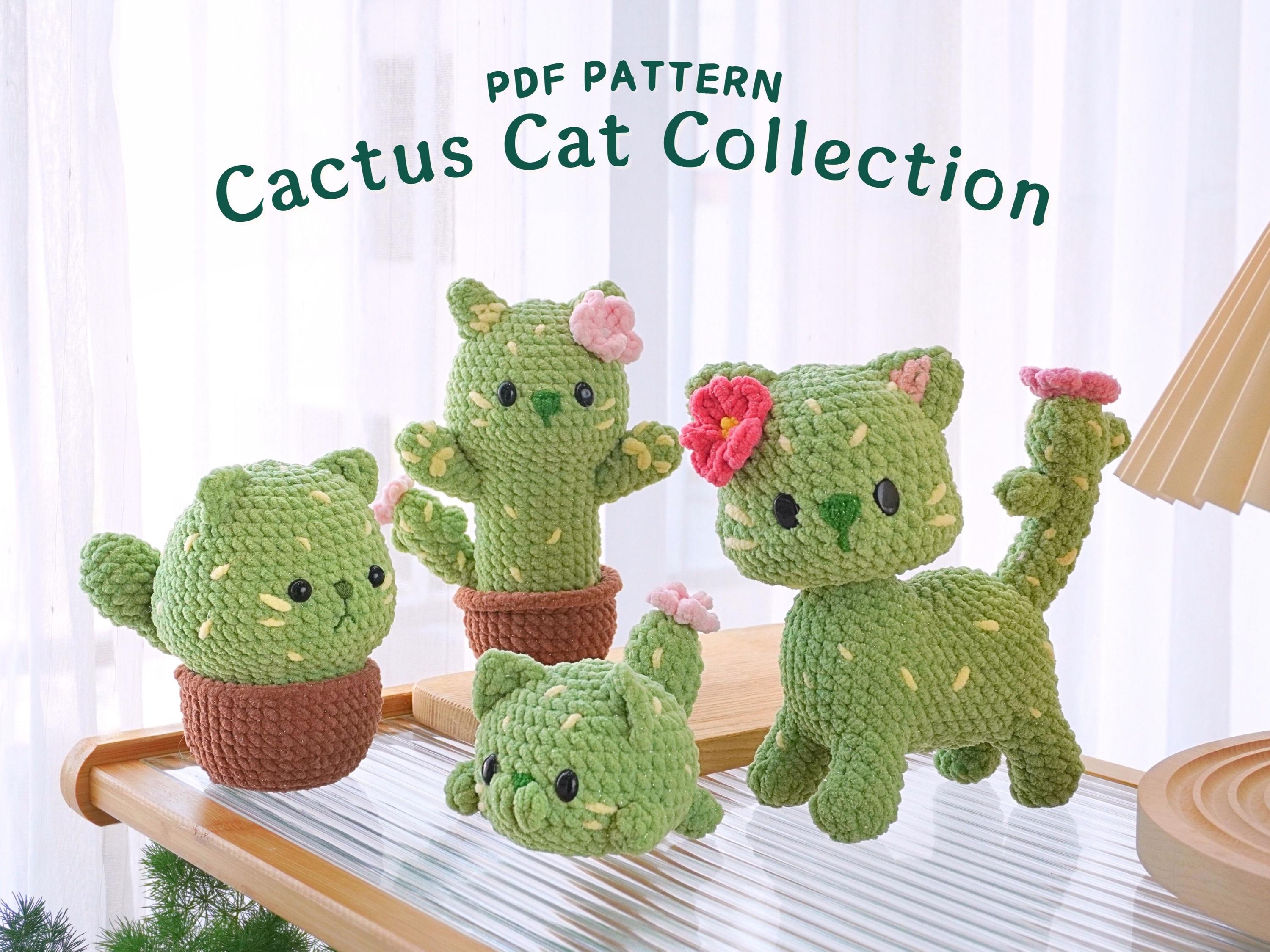 Cactus Cat Crochet Patterns Bundle | Cactus Cat Pattern, Cactus Cat Pot  Pattern, Mochi Cat Pattern, Pretty Cactus Cat Pattern - Etsy Israel