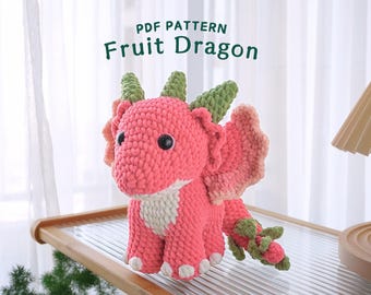 エメラルドフロストドラゴンのかぎ針編みパターン、あみぐるみのかぎ針