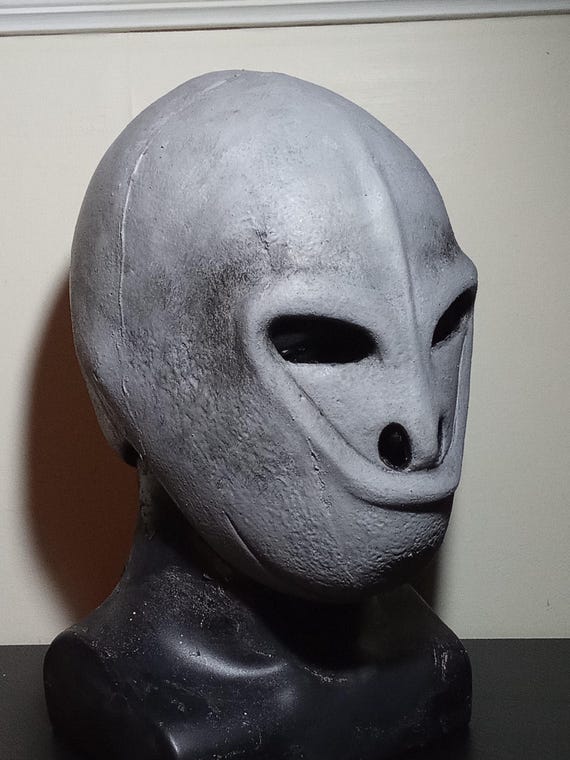 Frisbee Alien Twilight Zone Mask Prop - Etsy