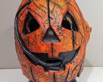 Halloween tv pumpkin mask