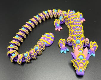 Easter Dragon Fidget Toy: 3D Printed Articulated Cookie Design
