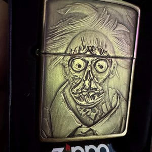 Zippo Custom Deep laser engraved BOB from Beetlejuice zippo Art lighter