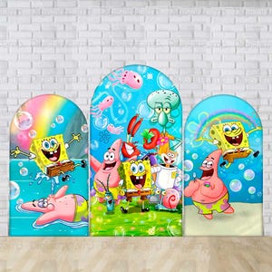 Cartoon Backdrop Kids Birthday Girl Decoration Bear Arch Cover Photography Background Polyester