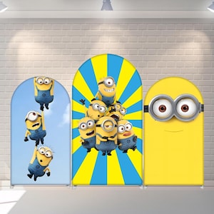 Cartoon Backdrop Kids Birthday  Decoration Friends Arch Cover Photography Background Polyester