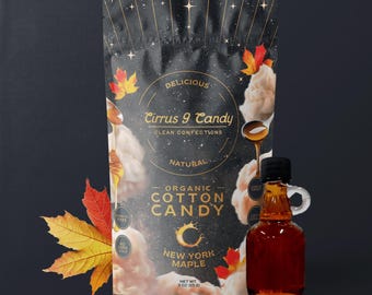 Organic Maple Cotton Candy | Gourmet Vegan Sweets