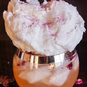 Amaretto Organic Cotton Candy | Organic Dye Free Cotton Candy | Speciality Gourmet Sweets | Vegan Cotton Candy | Candy Party Favors