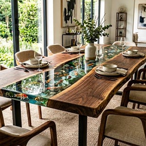 Epoxy Fish Table - Etsy