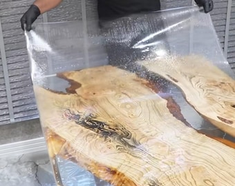 Custom Epoxy Table Surface Protection Film: DIY or Full Service