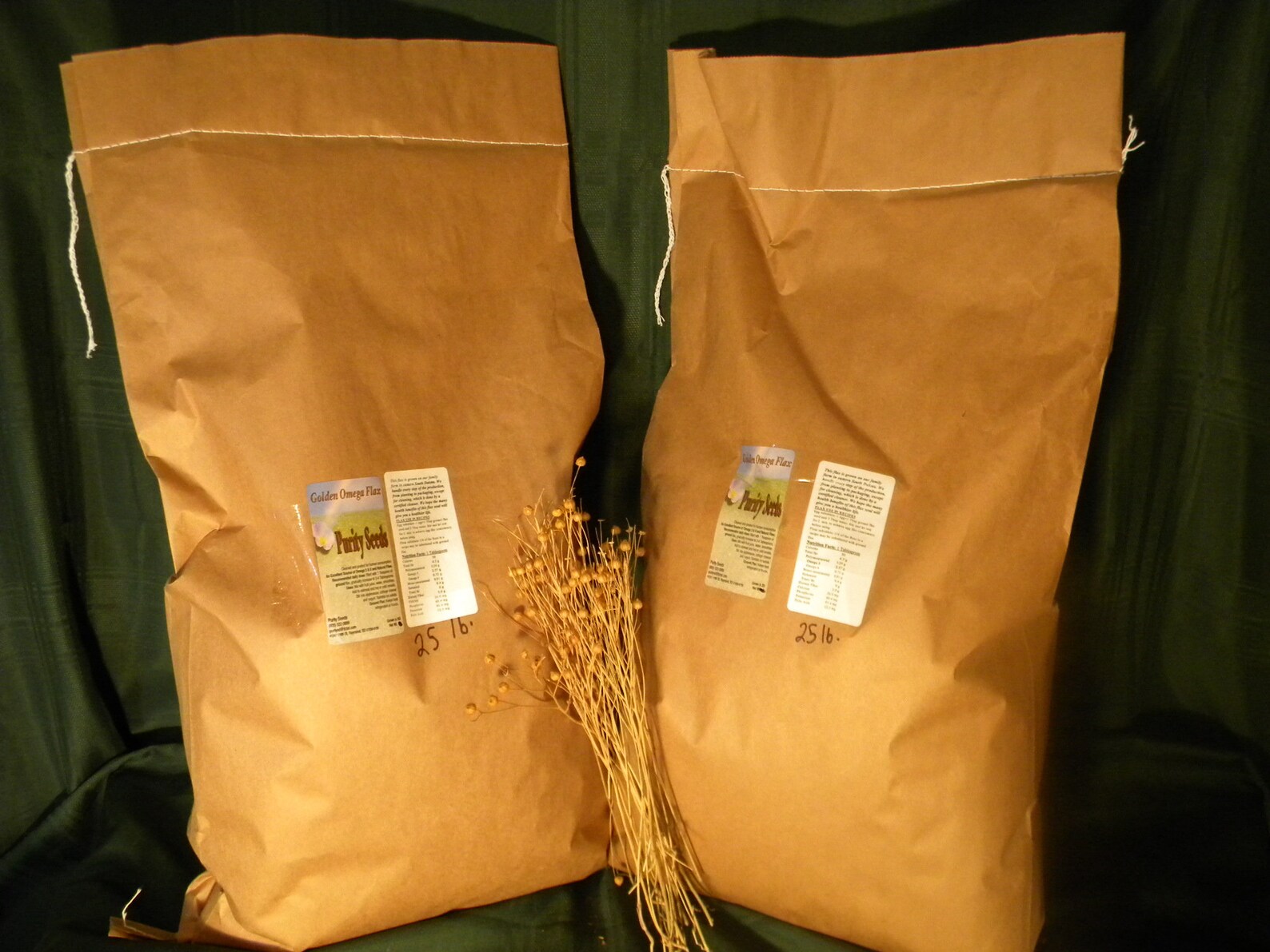 50 Lb. Whole Golden Flax Seed, for Human Consumption Etsy