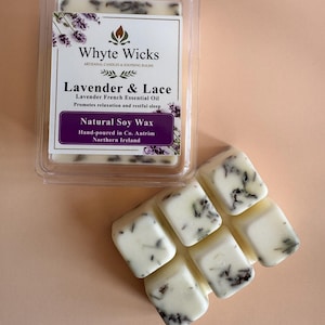 Lavendel Aromatherapie ätherisches Öl Luxus Sojawachs schmilzt Muschelschale