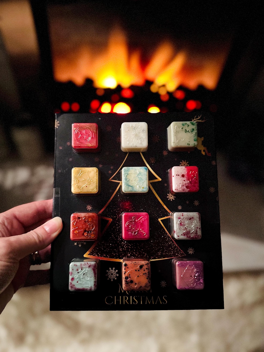 Christmas Wax Melt Advent Calendar | 12 Festive Soy Wax Melts ...