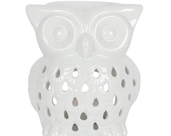 White Owl Ceramic Wax Warmer