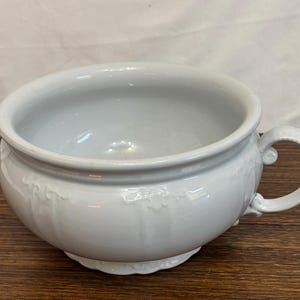 Alfred Meakin Royal Ironstone China Chamber Pot Made In England