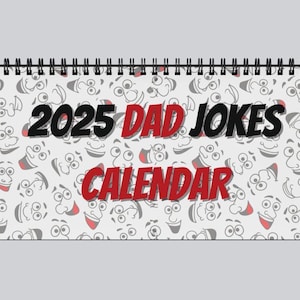 2025 Dad Joke Desk Calendar ,Funny Puns, Funny Desk Calendar, Dad Gift, Gift for Husband or Father