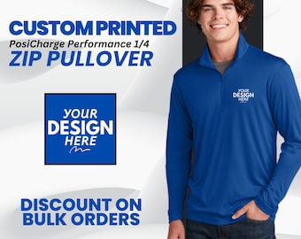 Customized Unisex Quarter Zip Pullover, Personalized Quarter Zip Sweatshirt, Custom Name Pullover, Unique Monogram Quarter Zip Sweater