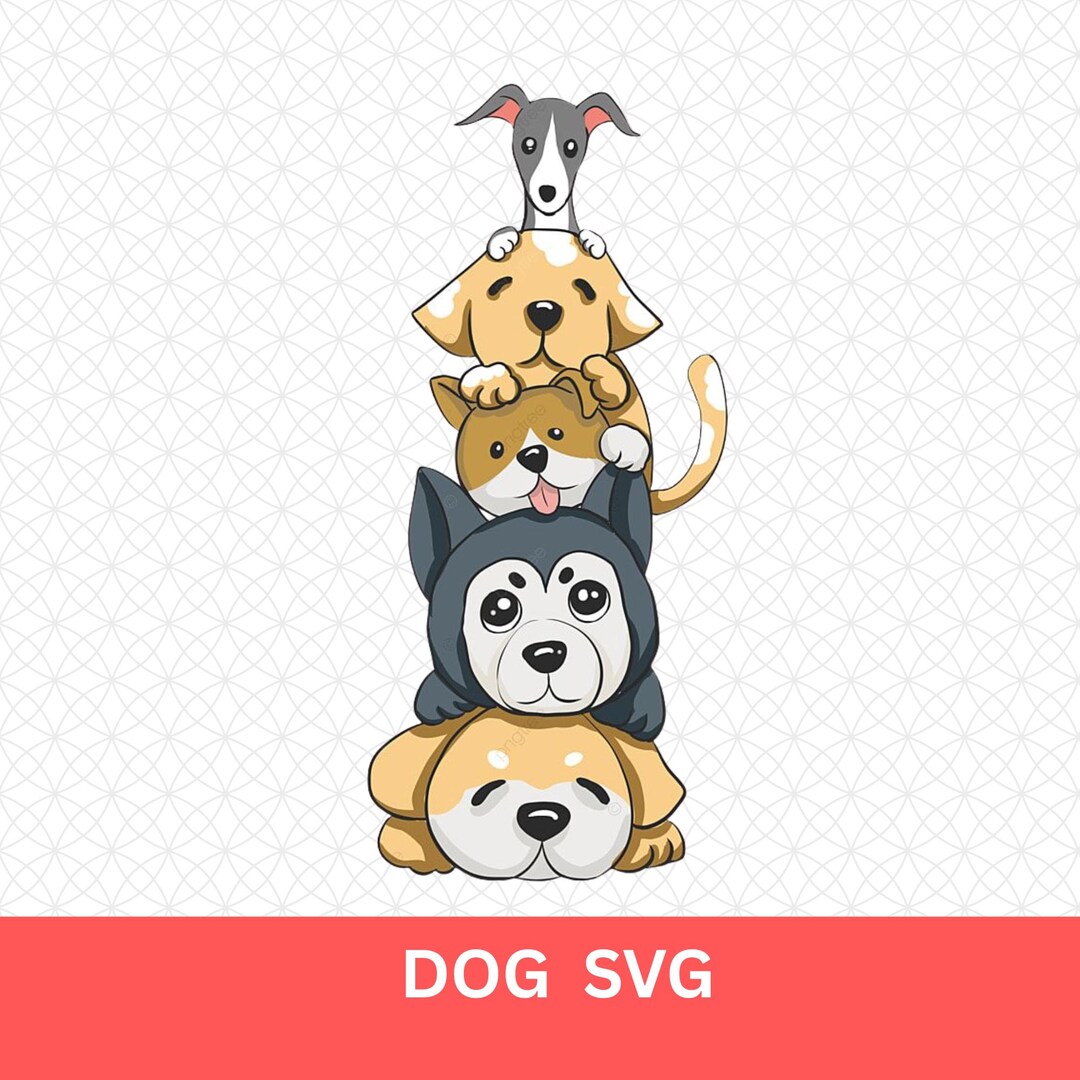 Cute Dog SVG – Puppy Face File for Cricut, Pet Lover Design for Shirts ...