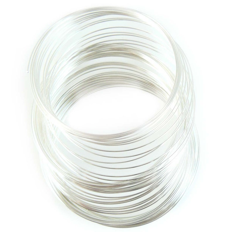 2.25quot; diameter silver plated stainless steel bracelet memor 2.25quot; diameter silver plated stainless steel bracelet memor