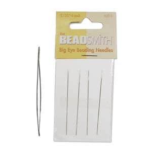 5Pc Beading Needles Seed Beads Needles Big Eye DIY Beaded Needles  Collapsible Beading Pins Open Needles for Jewelry Making Tools