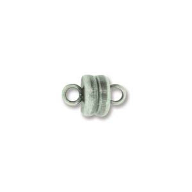 7mm x 6mm SUPER STRONG magnetic clasps, several finishes to choose from Great for necklaces, lanyards, bracelets, anklets, curtain tiebacks Antique silver