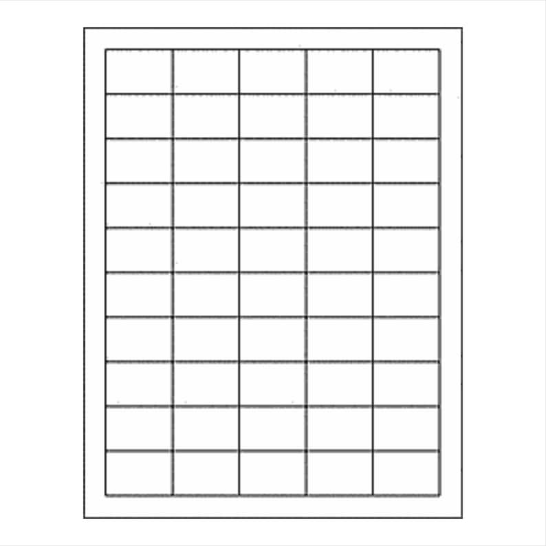 1.5 X 1 Rectangular Matte White Printable Labels - Etsy