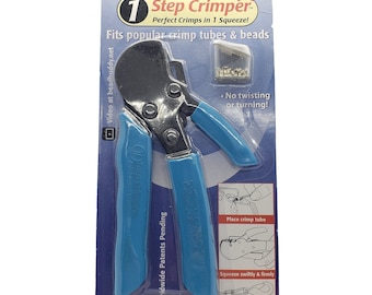 1 Step Crimper tool by Bead Buddy | Perfect crimps in 1 squeeze | I WISH I knew about this tool years ago! | Fits crimps beads & tubes