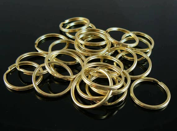 25 Split Rings Key Chain Ring 24mm