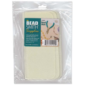 Bead mats: 8&quot; L x 8&quot; W, The Bead Smith, 2 pack. These smaller mats are great for travel, & for projects with smaller beads. BM2