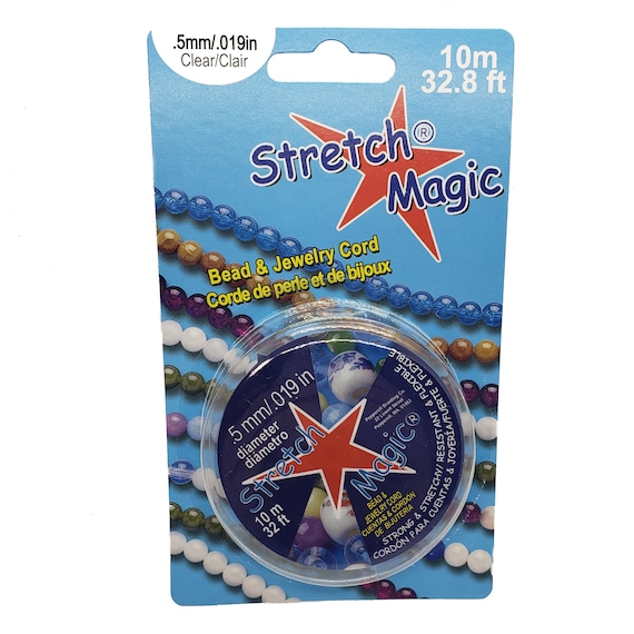Stretch Magic Clear Bead Cord: .5mm, 10 Meter Spool