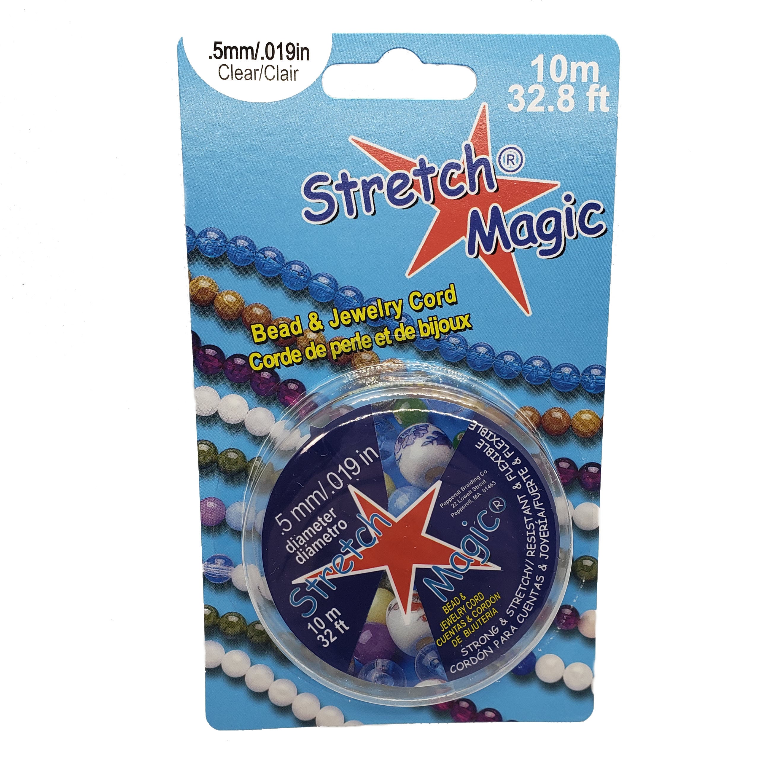 CLEAR -STRETCH MAGIC .8MM